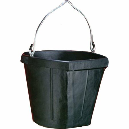 FORTEX Rubber Flat Back Bucket B600-18 BLK